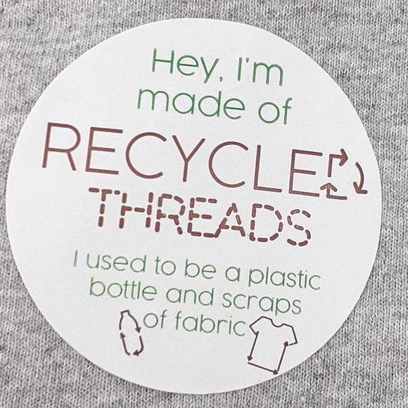 NWT Recycled Threads Tee With Cuffed Sleeve - Picture 10 of 10